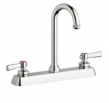 Chicago Faucets W8D-GN1AE1-369ABCP Workboard Faucet, 8''